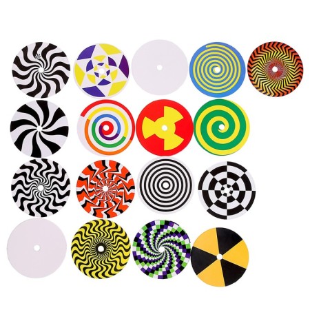 Set for experiments "optical illusions", hypnotic top-2
