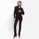 Women's shirt shortened with cuts Mist: Denim R.48, Black