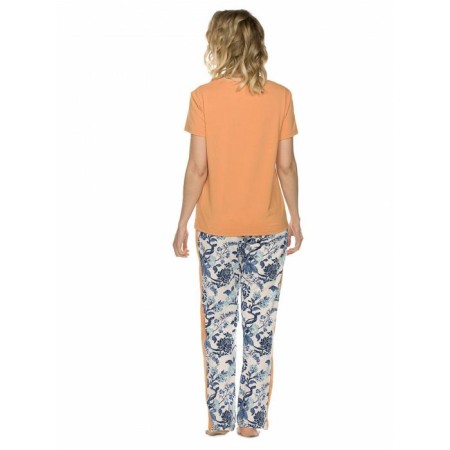 A set of T -shirt and trousers female, size s, color ocher-3