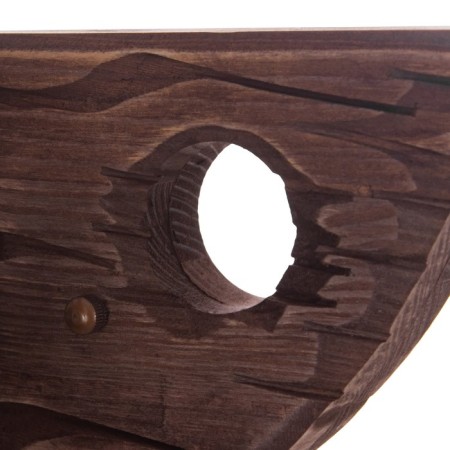 Sconces "castle" E27 40W black 30x23x36 cm-8