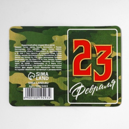 Gift set "February 23" Planning and pen-8