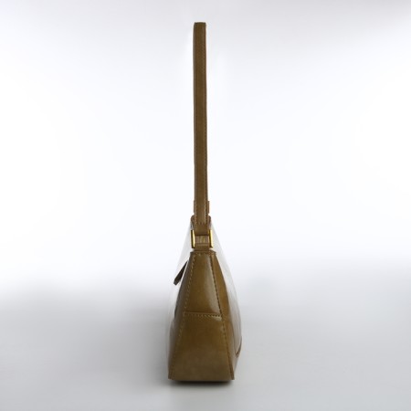 Bag Women's Baget with a zipper, khaki color-5