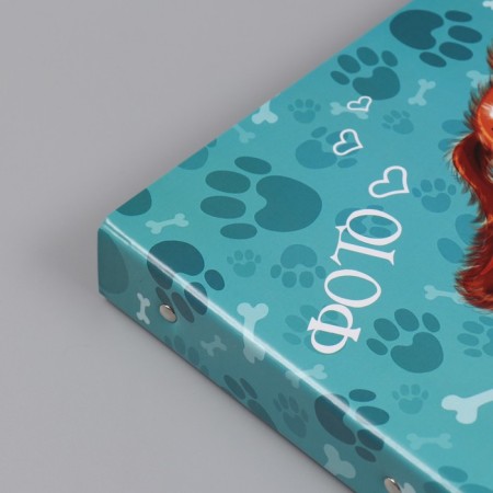 Photo album 25 sheets (stickers+rings) "cheerful dog" 19x27x3 cm-9