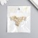 Decor for creativity metal, rhinestones "bow-flowers" gold 1.5x2 cm