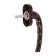 Window pen, macbet, 38 mm, aluminum, brown color RAL 8017