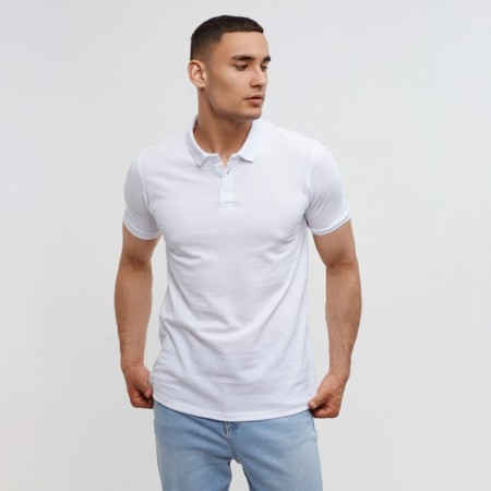T-shirt (Polo) Male Minaku Regular Fit: White color, river 52-5