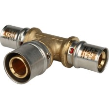 Тройник-пресс STOUT SFP-0005-202620, d=20 х 26 х 20 мм, переходной, латунь