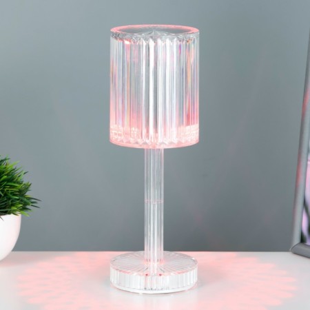 Table lamp with PDD "JUS" LED 16 colors RGB USB 8.5x8.5x25 cm Risalux-2