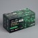 Garland "fringe" 3 × 0.6 m, IP44, UMS, transparent thread, 160 LED, green glow, 220 V