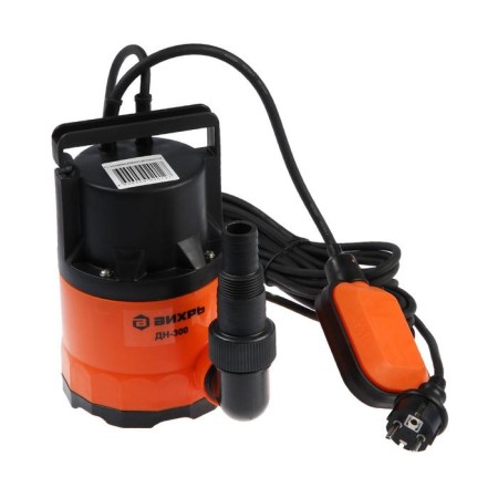 Drainage pump "Vortic" DN-300, 300 W, pressure 8 m, 184 l/min, cable 7.5 m