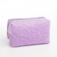Lightning cosmetic bag, lilac color