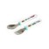 Set of cutlery: spoon and fork