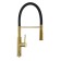 Accoona A4890WF-1 kitchen mixer, single-leaf, brass, black/gold