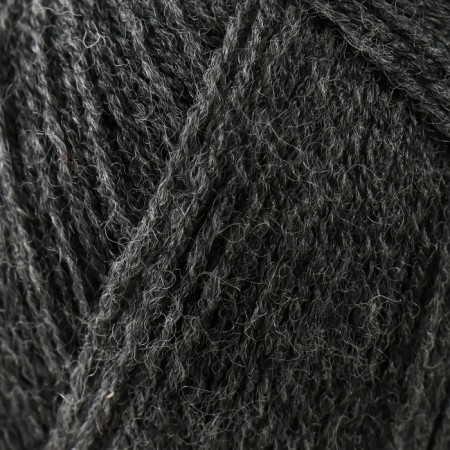 Yarn "Lanagold 800" 49% wool, 51% acrylic 730m/100g (182 dark gray)-2