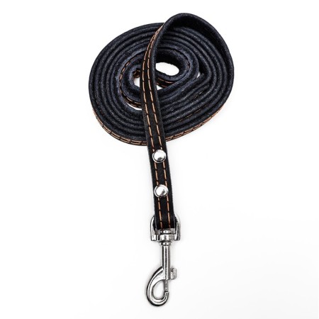 Leather leather single -layer, driven, 1.37 m x 1 cm, black-1