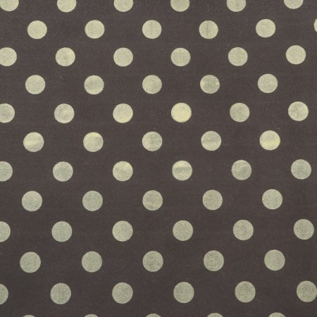 Paper packaging craft, gold peas on black 0.67 x 10 m-2