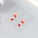 Stick plastic rhinestones "Decoration. Necklace" MIX 5.5x5.9 cm