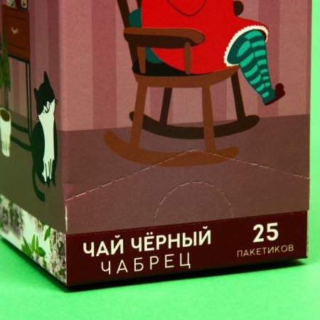 Black tea "Not a grandmother, but a dream", taste: thyme, 25 bags x 1.8 g-3
