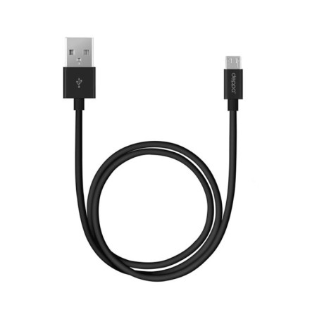DEPPA cable (72103) Micro USB, black, 1.2 m