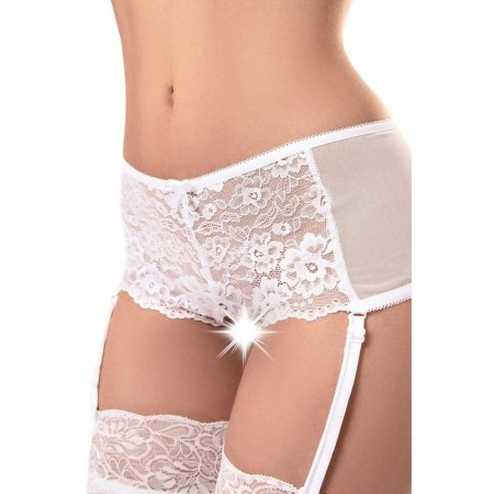 Erotic panties of Erolata with lace inserts, white, size 50-52-5