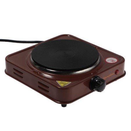 Electric tile "Matryona" Ma-061, 1000 watts, 1 burner, brown