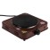 Electric tile "Matryona" Ma-061, 1000 watts, 1 burner, brown