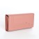 Women's wallet on magnets, pink color