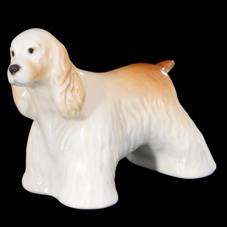 Souvenir "Cocker - Spaniel", standing, 9 × 4 × 6 cm, handmade, porcelain-4