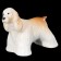 Souvenir "Cocker - Spaniel", standing, 9 × 4 × 6 cm, handmade, porcelain