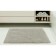 Set of bathroom rugs, size 60x100 cm, 50x70 cm, gray-green color