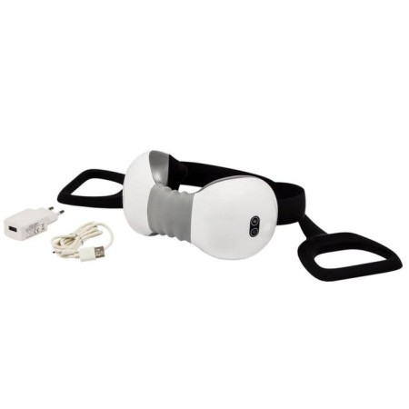 BratEx KZ 0556 Body Massager, IK-Gogrev, from the battery, white-black-4
