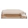 Horizontal "expert" tray, tinted brown