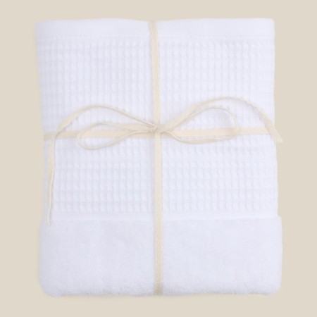 Trure -colored towel SL Home: Waffle "Blanc de Blanc" 50x90 cm, 100% cotton, 490 g/m2-13
