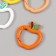 Carabiner Metal "Apple with a branch" MIX 3x2.7 cm