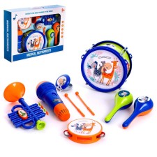 A set of musical instruments 