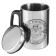 Thermal circle, 250 ml, steel "man decisive", retains heat 2 hours, 13. 5 x 7.5 cm