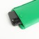 Women's wallet with lightning, green color