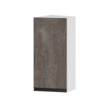 Cabinet hinged final closed noktyurn 300x300x720 white/dark concrete/anthracite