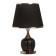Monica table lamp E27 40W black-gold 27x27x43 cm Risalux