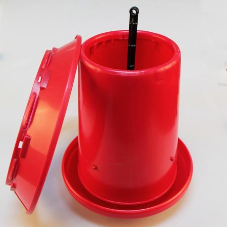 Bunker feeder for poultry at 10-12 kg, plastic, Dindo Tay-3