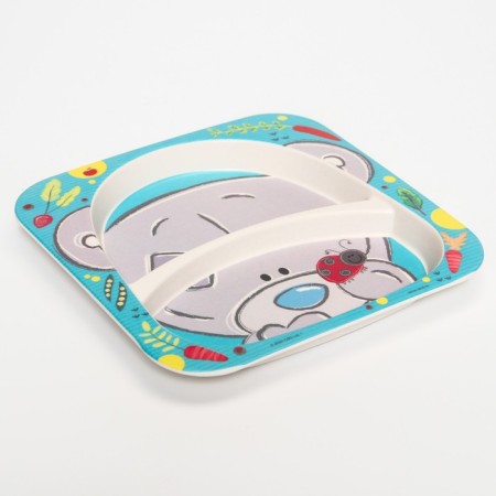 Baby bamboo plate ME to You, pale blue-2