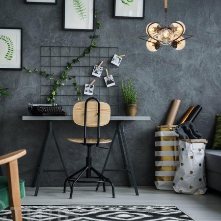 Chandelier 85220/6 E27 40W Black 52x52x53-83 cm Bayerlux-5