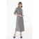 The dress fitted from artificial suede, size 44