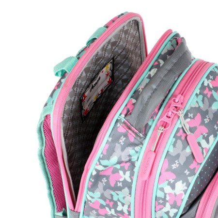 Frame backpack 39 x 29 x 17 cm, gray/turquoise ACR22-179-11-7