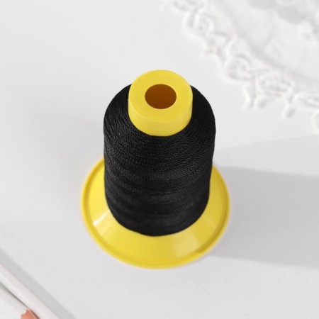 Shoe threads, 1000d/3, 183 m, black color-2