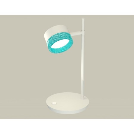 Robed table blade with composite crystal Ambrella Light, XB9801251, GX53 LED 12 W, white sand, blue