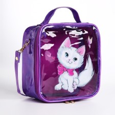 Bag's bag with lightning, purple color