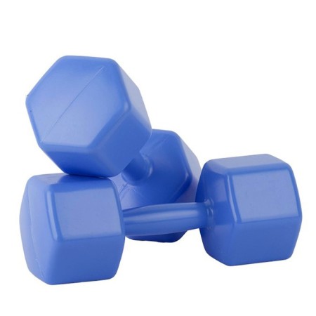 Plastic dumbbells 0.5 kg, 2 pieces, empty
