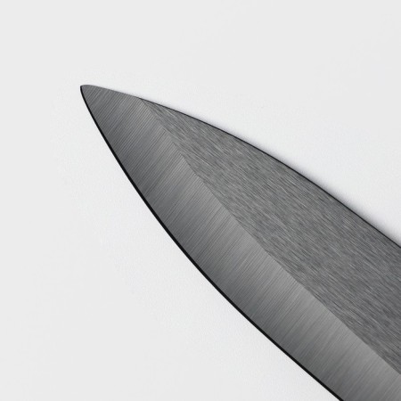 Knife Kuhno ceramic Magistro Black, blade 12.5 cm, handle Soft-Touch, black color-1