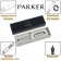 Fright pen Parker Im Achromatic Matt Grey BT F, 0.8 mm, stainless steel case, blue ink